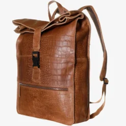 Mozz Croco Gobi Backpack croco camel