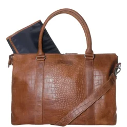 Mozz Croco Lola Bag Luiertas camel