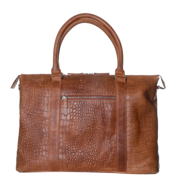 Mozz Croco Lola Bag Luiertas camel