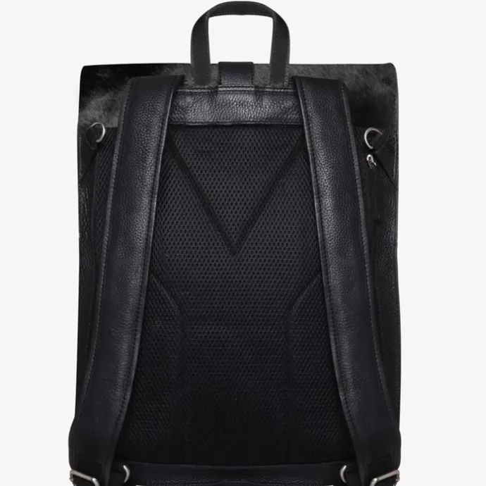 Mozz Gobi Diaper Backpack black cow