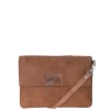 Mozz Luieretui Crossbody Suede snake cognac
