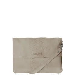 Mozz Luieretui Crossbody Suede snake zand