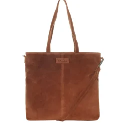 Mozz Momsbag Shopper Suede cognac