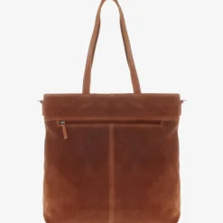 Mozz Momsbag Shopper Suede cognac