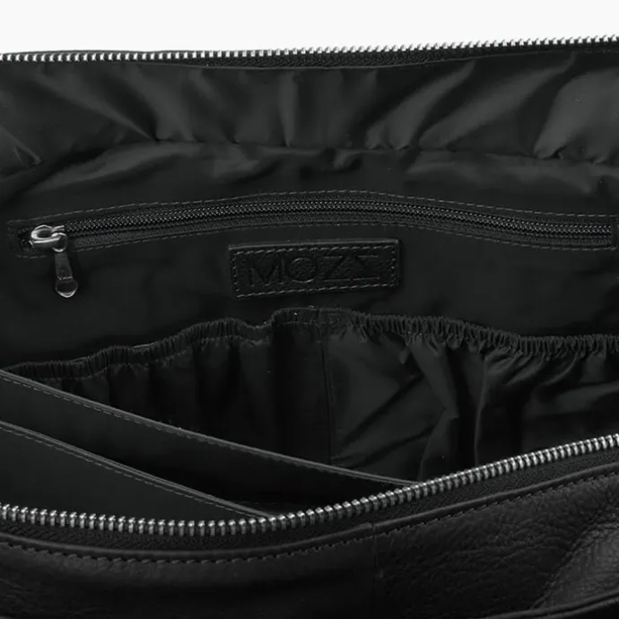 Mozz Vintage Pretty Pocket Diaper Bag black
