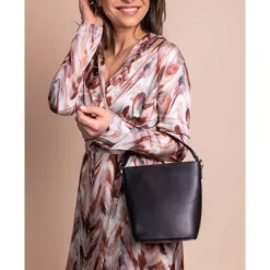 O My Bag Bobbi Bucket Bag Midi black