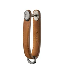 Orbitkey Crazy Horse Leather Key Organiser chestnut brown