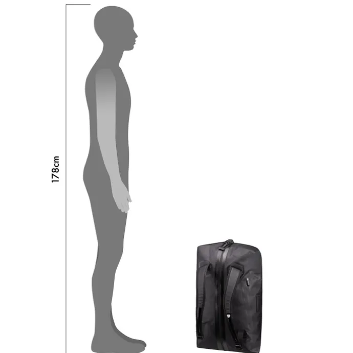 Ortlieb Metrosphere Duffle 60L black-embossed