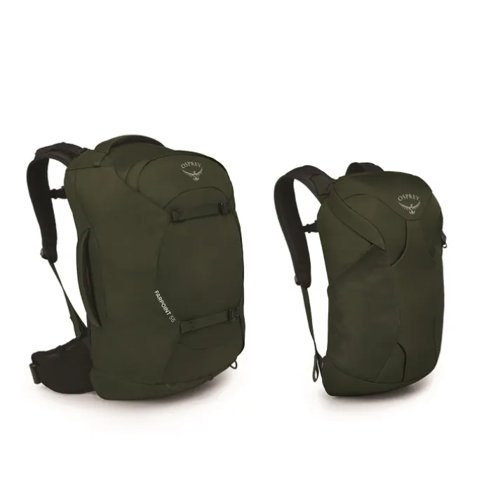Osprey Farpoint 55 Backpack gopher green