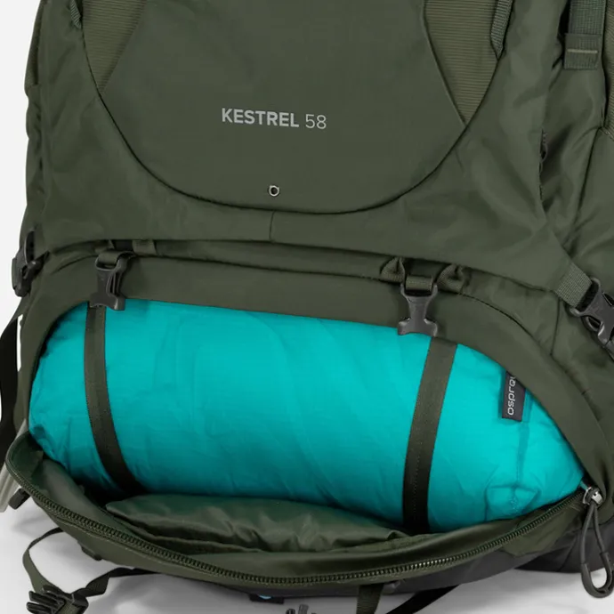 Osprey Kestrel 58 S/M bonsai green