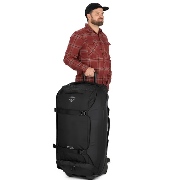 Osprey Sojourn Shuttle Wheeled Duffel 130L black