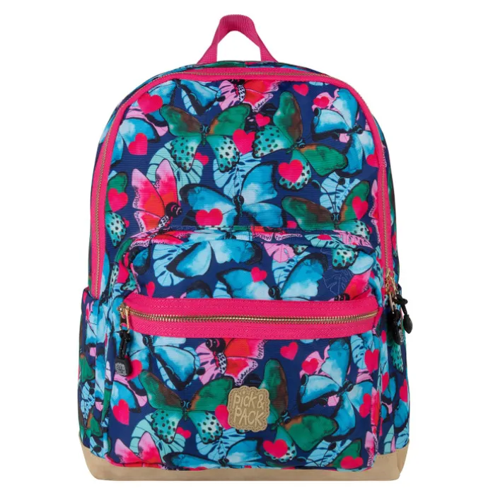 Pick & Pack Beautiful Butterfly Backpack L navy