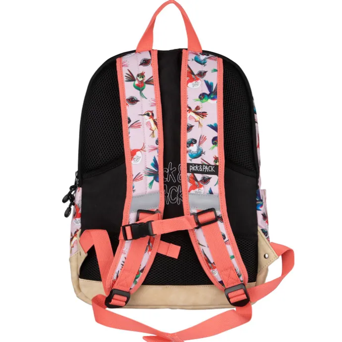 Pick & Pack Birds Backpack L soft pink