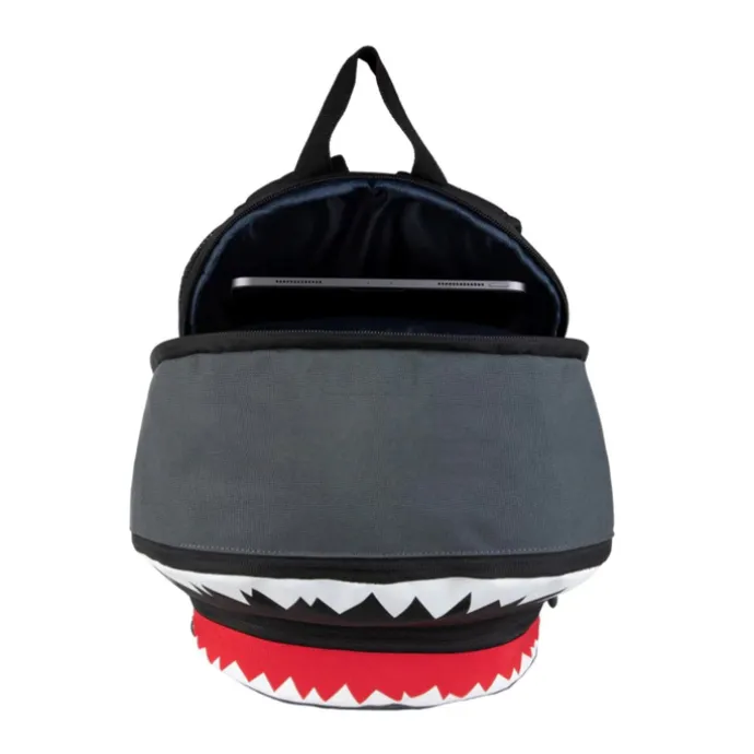Pick & Pack Shark Shape Backpack L anthracite
