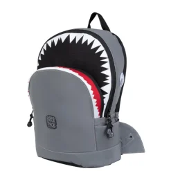 Pick & Pack Shark Shape Backpack M visible grey