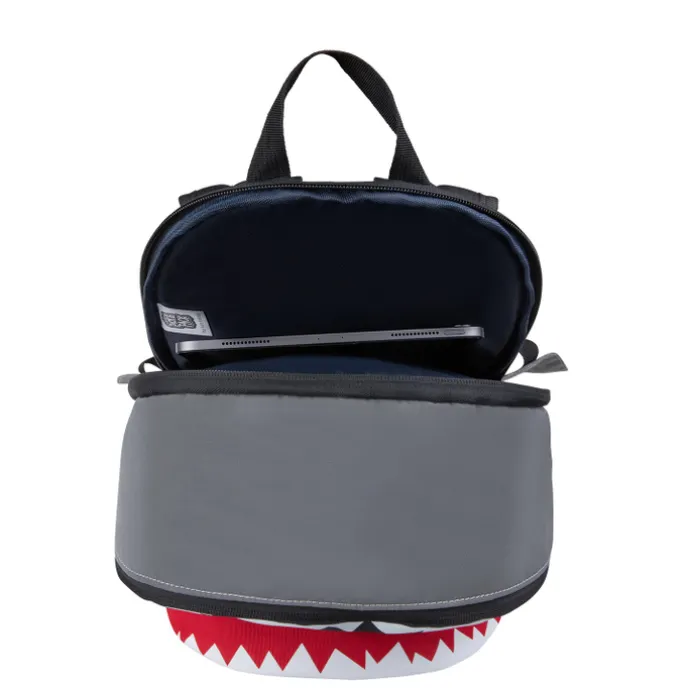 Pick & Pack Shark Shape Backpack M visible grey