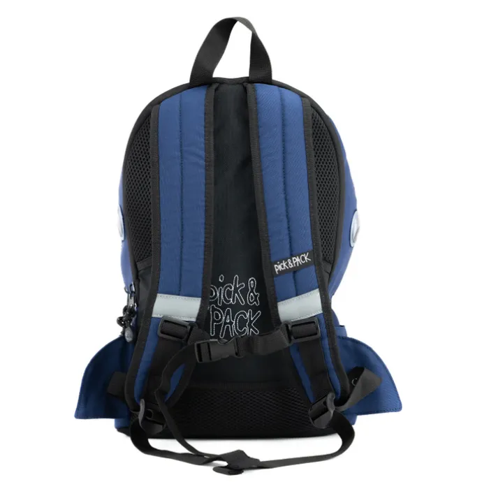 Pick & Pack Shark Shape Backpack M navy