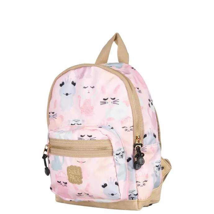 Pick & Pack Sweet Animal Backpack S pink