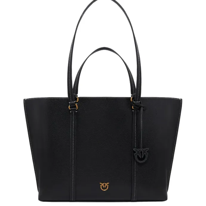 Pinko Carrie Shopper Big Pelle Botta black