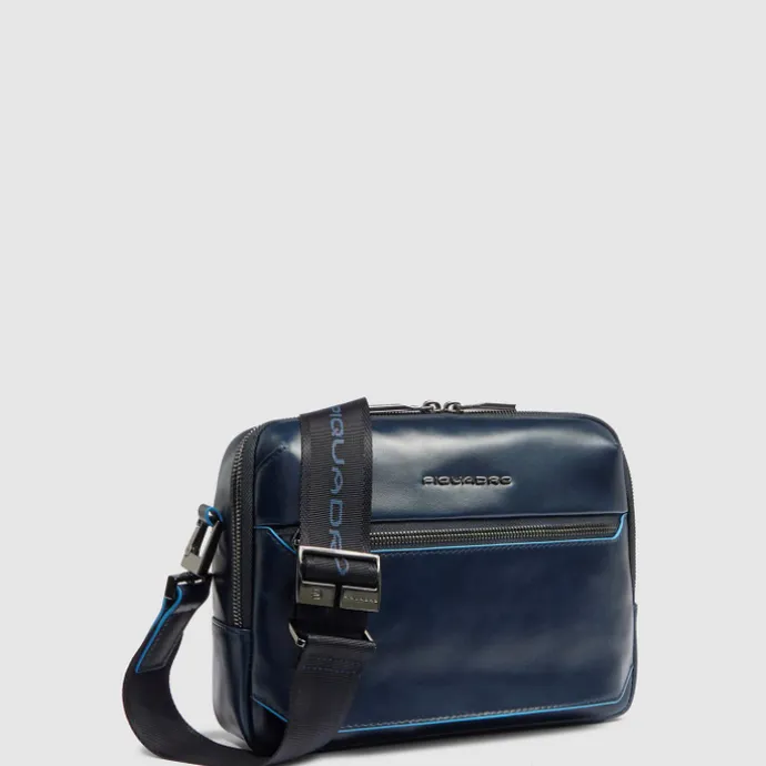 Piquadro B2 Men's RFID Crossbody blue