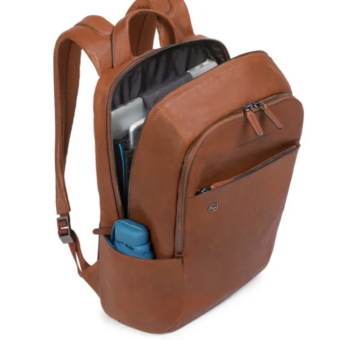 Piquadro Black Square Computer Backpack with iPad Compartment black II