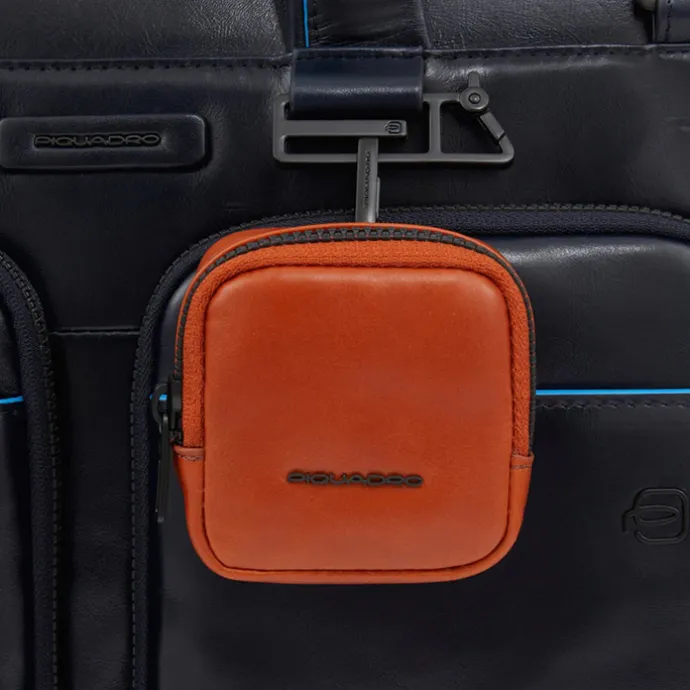 Piquadro Blue Square Computer Portfolio Briefcase 14'' black