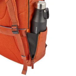 Piquadro Blue Square Computer Backpack With iPad Pro black