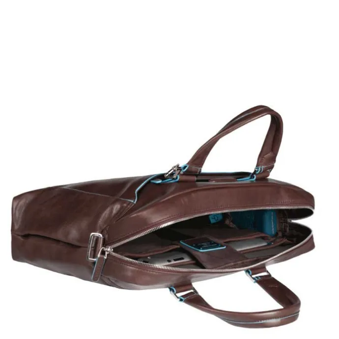 Piquadro Blue Square Computer Portfolio Briefcase 15'' night blue
