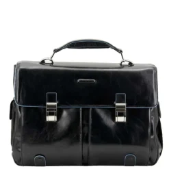 Piquadro Blue Square Computer Briefcase black