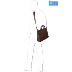 Piquadro Blue Square Expandable Slim Computer Bag 15.6" red
