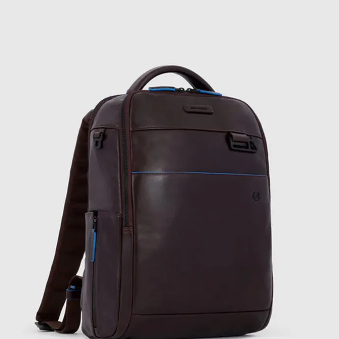 Piquadro Blue Square Revamp Laptop Backpack brown