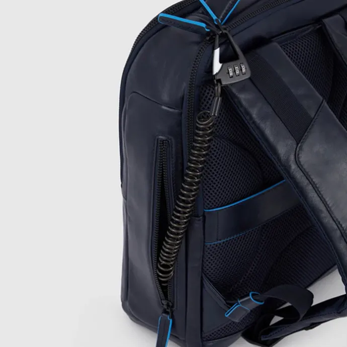 Piquadro Blue Square Revamp Laptop Backpack brown