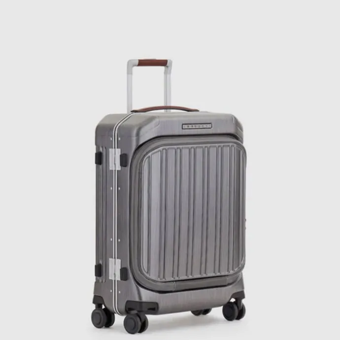 Piquadro PQ Light Frame Laptop Cabin Spinner 55 grey