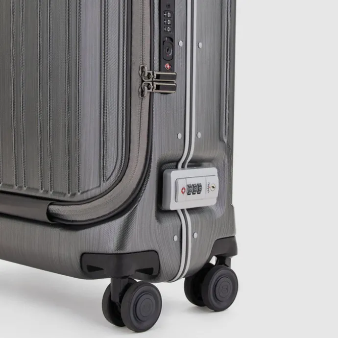 Piquadro PQ Light Frame Laptop Cabin Spinner 55 grey