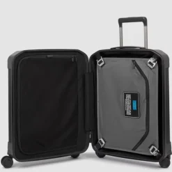 Piquadro PQ-Light Cabin Trolley 55 matt black