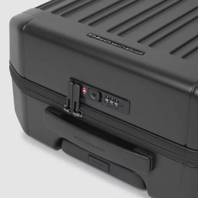 Piquadro PQ-Light Cabin Trolley 55 matt black