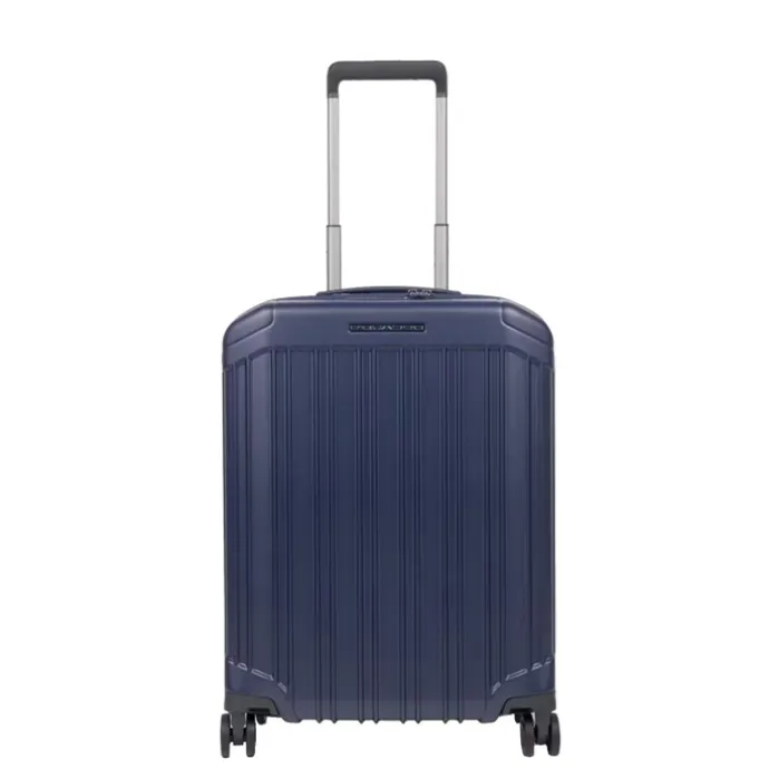 Piquadro PQ-Light Cabin Trolley 55 cobalt blue