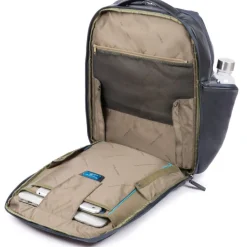 Piquadro Urban Fast-check PC Backpack with iPad Compartment black