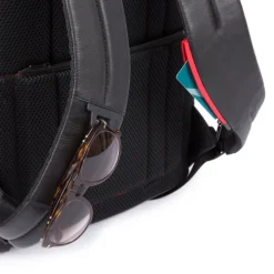 Piquadro Urban Fast-check PC Backpack with iPad Compartment grey-black