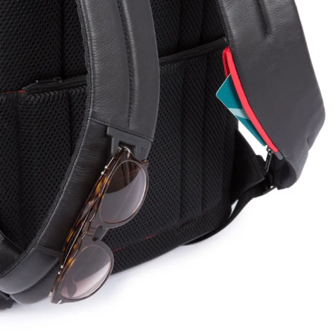 Piquadro Urban Fast-check PC Backpack with iPad Compartment grey-black