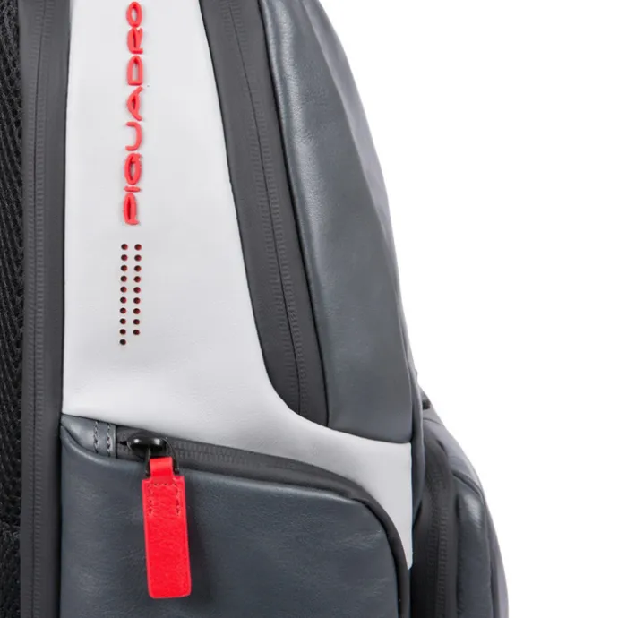 Piquadro Urban Fast-check PC Backpack with iPad Compartment grey-black