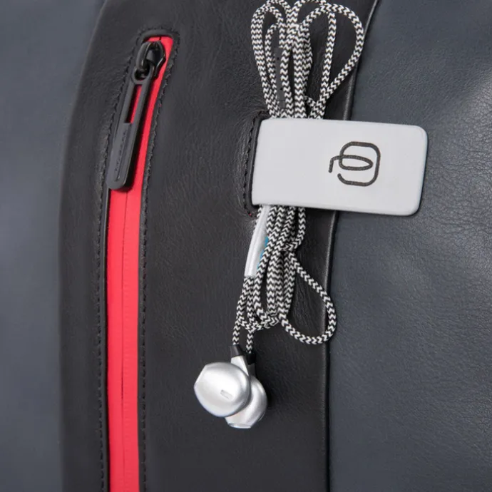 Piquadro Urban Fast-check PC Backpack with iPad Compartment grey-black