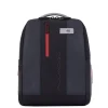 Piquadro Urban Leather Computer Backpack 14" grey/black