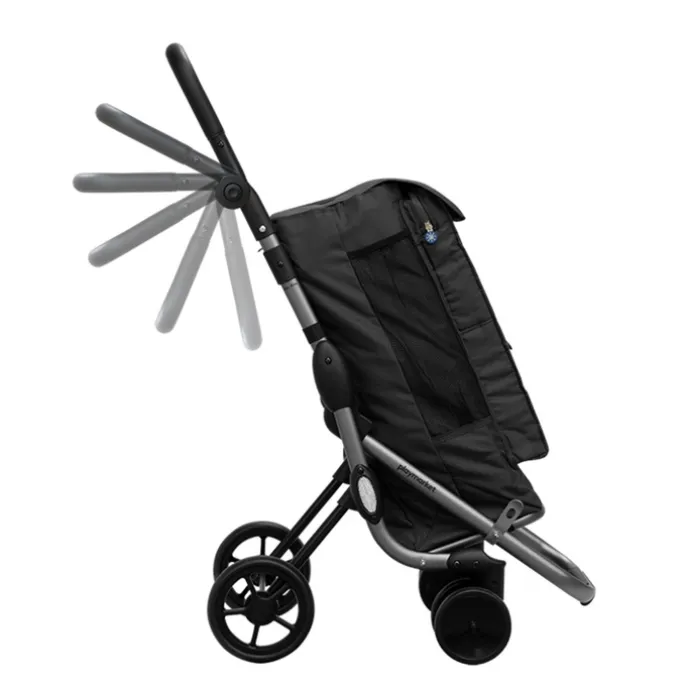 Playmarket Go Up Premium Boodschappentrolley zwart