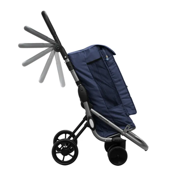 Playmarket Go Up Premium Boodschappentrolley blauw