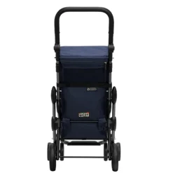 Playmarket Go Up Premium Boodschappentrolley blauw