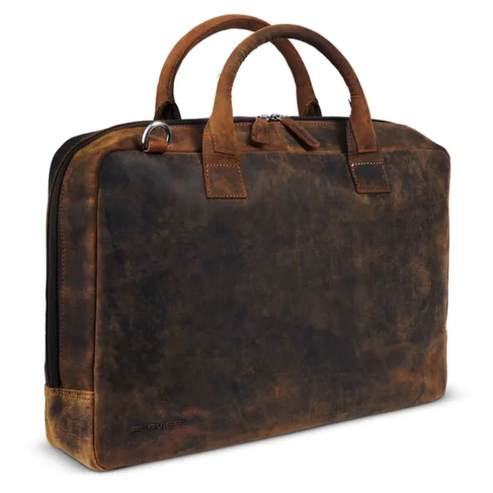 Plevier Adler Laptoptas 17.3" bruin