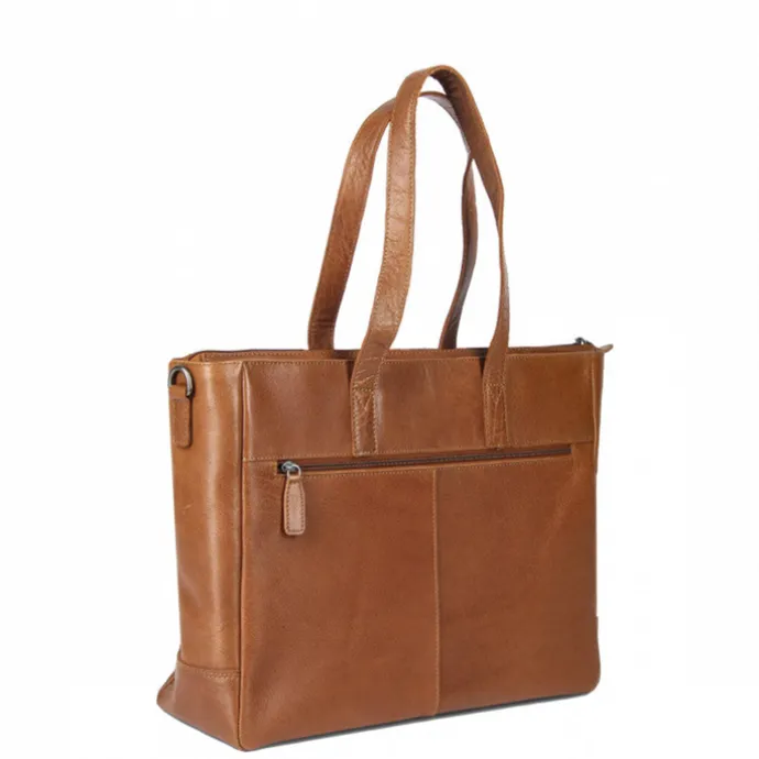 Plevier Agaat Shopper 15.6" cognac