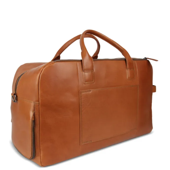 Plevier Breccia Weekender cognac