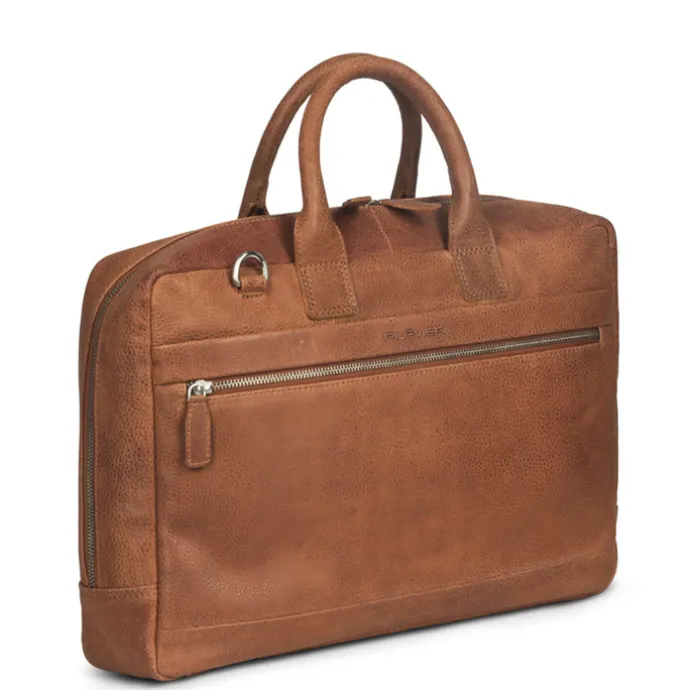 Plevier Cumberland Laptopbag 15.6" cognac